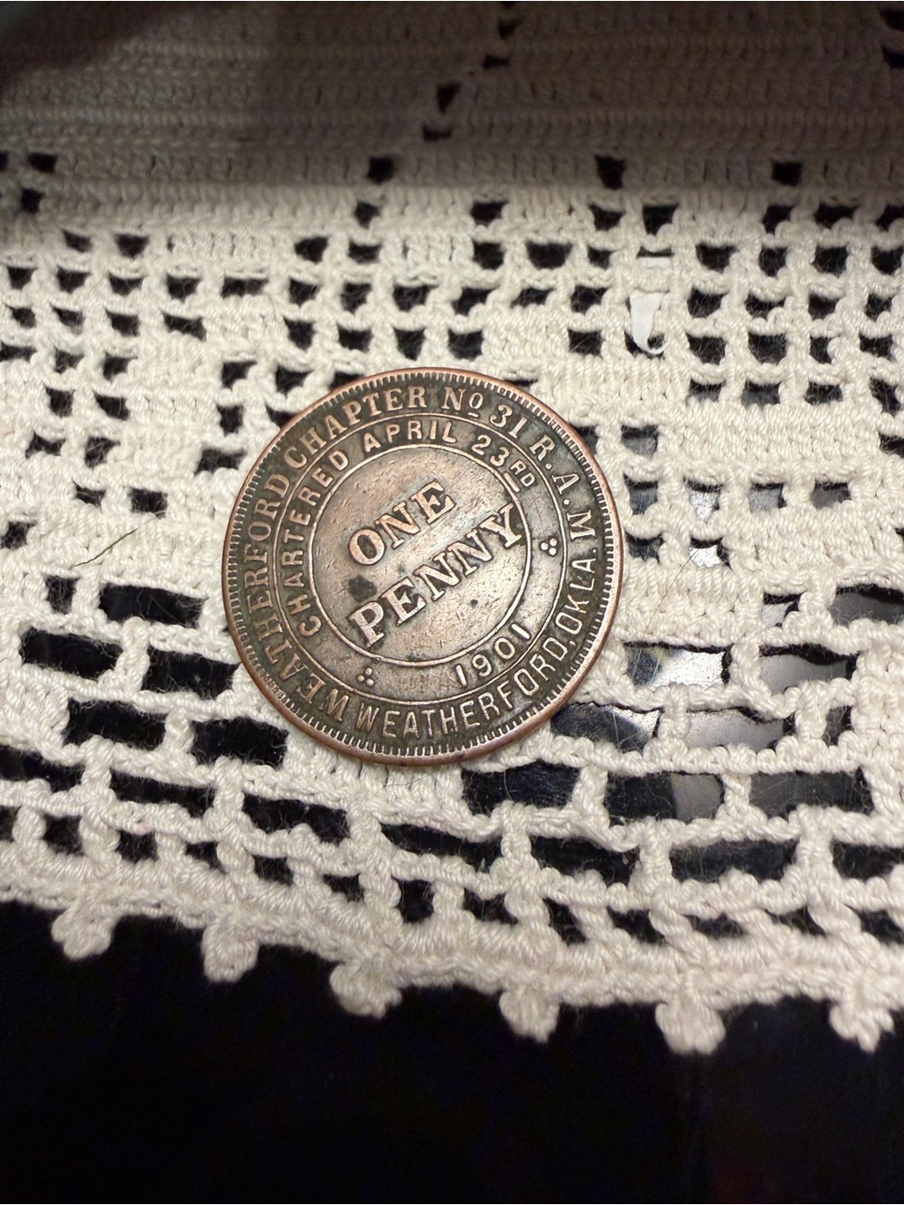 Vintage One Penny RAM CHARTERED 1901
